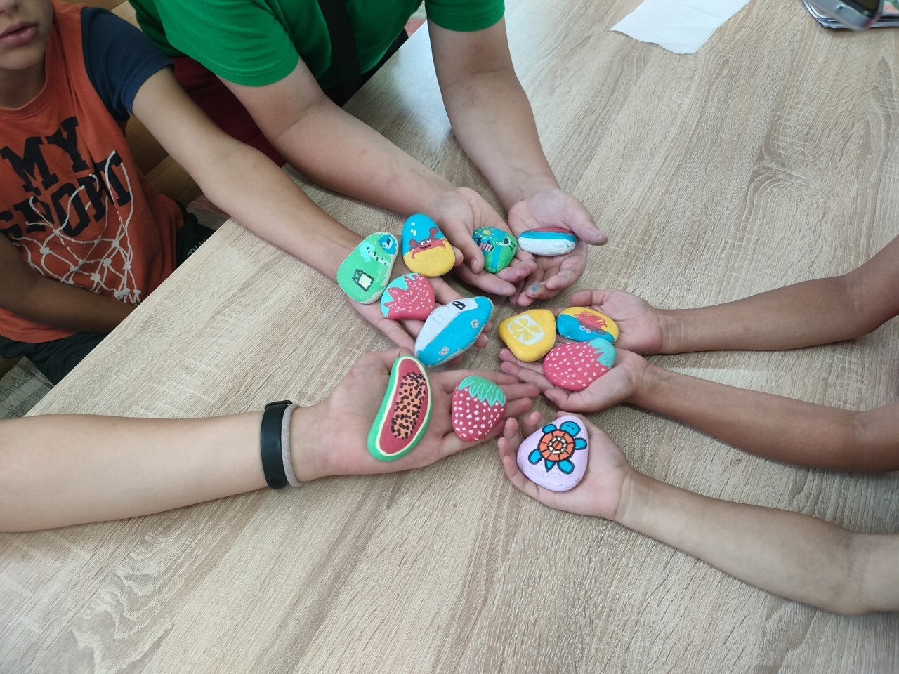 Мастер-класс по росписи камней